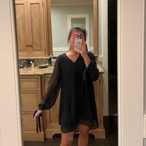 Halogen Black Shift Dress